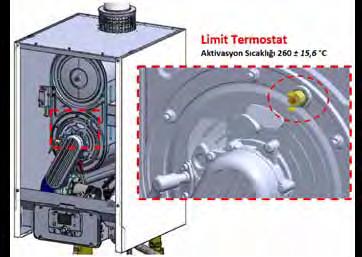 33 3.1.2.3. Limit Termostat ALDENS yoğuşmalı kazanınızın eşanjörü üzerinde iki adet sıcaklık anahtarı (termostat) bulunmaktadır.