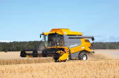 17 C10 6 silindirli 238 hp AGCO Güç motoru 5,1 m kesme başlığı: AVARA kabin Klima Comvision II -dokunmatik gösterge ekranı 8 pervazlı