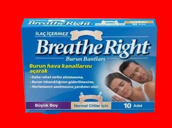 BURUN BANDI BREATHE RIGHT 10 (24541) Tavsiye Edilen Satış Fiyatı : 17.