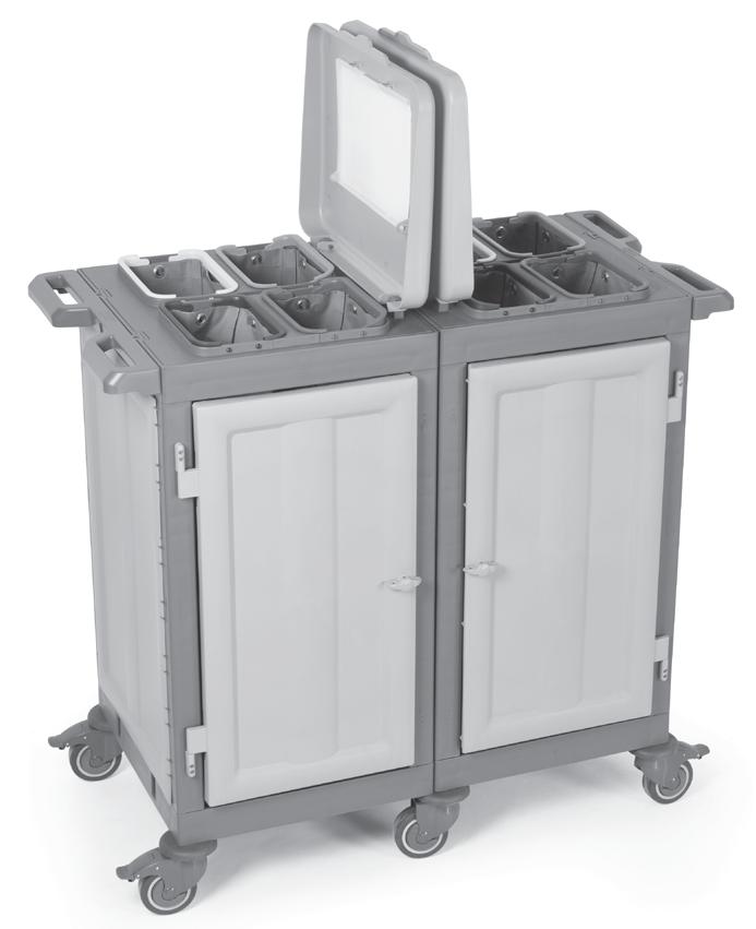 tık Toplama rabası Waste ollecting Trolley