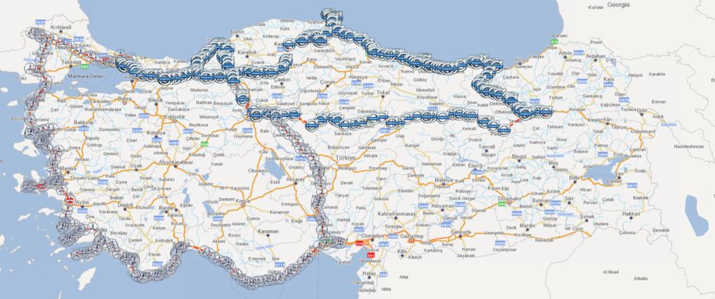 e-çağri e-call 7500 km Saha Testleri; Volvo Mercedes BMW Yeni Nesil 112 Acil Çağrı Merkezleri