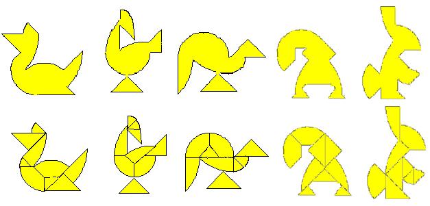 4. adım. O merkezli ve [AO] yarıçaplı çembere C noktasında iç teğet ve yarıçapı [DF] veya [DE] doğru parçalarının uzunluğu kadar olan G merkezli bir çember çizin. 5. adım. [GH] ve [GJ] doğru parçalarını çizin.