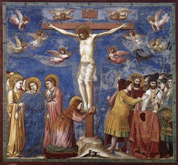 Batı Roma etkisinde Giotto Giotto di Bondone, Çarmıhta İsa, 1304-1306, fresk, Padua Arena Şapeli.