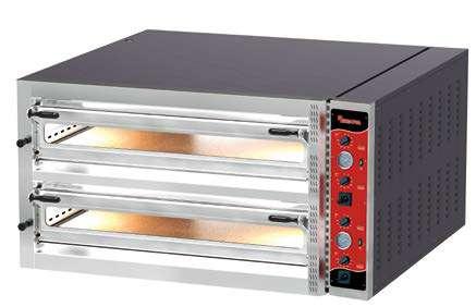 PİZZA FIRINLARI / PIZZA OVENS NEW E9351A ELEKTRİKLİ PİZZA FIRINLARI ELECTRICAL PIZZA OVENS 108x108 cm, ANALOG KONTROL 108x108 cm, ANALOG CONTROL Tek Katlı / Single Deck E9352A Çift Katlı / Double