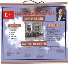 GÖREV: Değerli arkadaşım, geleceğin ünlü bir şairi olarak bu çalışmada sizden, Atatürk ün ilkelerinden birini seçerek