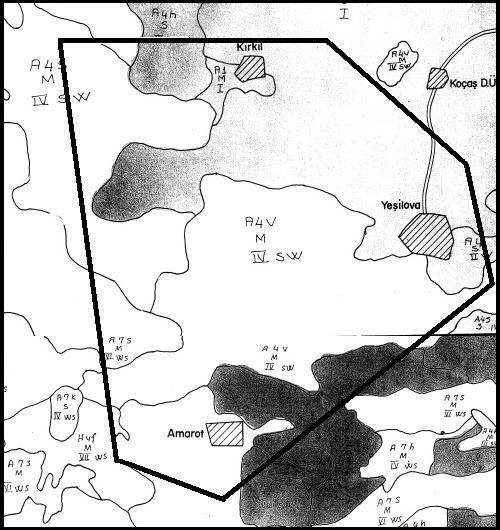 Çalışma alanında aluviyal toprakların hakim olduğu görülmektedir (Şekil 3) (T.C. Tarım ve Orman Köy İşleri Bakanlığı Köy Hizmetleri Genel Müdürlüğü 1993).