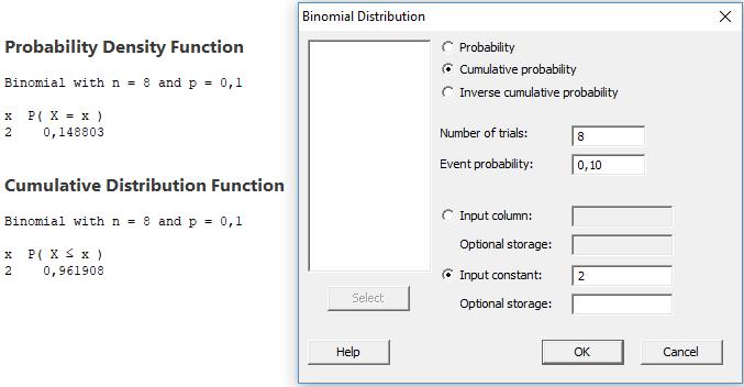 PP(xx ) = PP(xx = 0) + PP(xx = ) + PP(xx = ) = 8 0 0,0 0,9 8 0 + 8 0, 0,9 8 + 8 0, 0,9 8 = 0,488 + 0,386 + 0,4305 = 0,969 Örnek: Bir proseste üretilen mamullerin %5 inin kusurlu olduğu bilinmektedir.