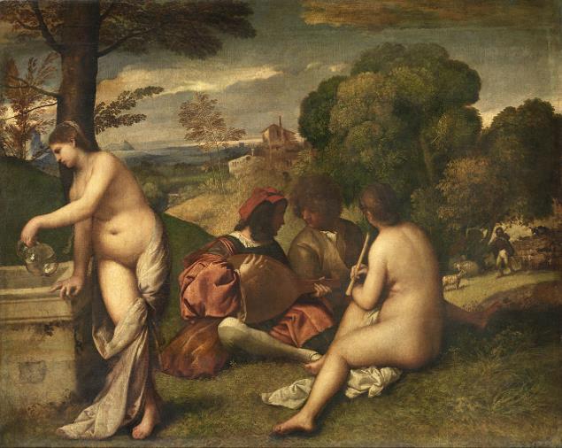 A.1 : Tiziano Vecellio (Titian), Pastoral Konser Şekil A.