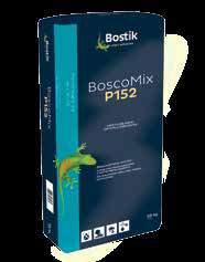 BoscoMix P152 Kristalize Katkı Bostik BoscoMix P152 geliştirilmiş yeni nesil A³ Teknolojisi ile üretilen beton işlerinde her tür kullanım için ideal, uzun süreli dayanımlı su geçirimsiz beton