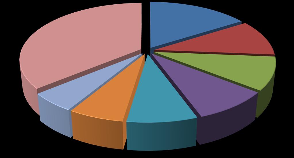 Mısır %16 Diğer Ülkeler %36 Singapur %10 K.K.T.