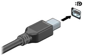 Mini DisplayPort kablosu kullanarak dijital görüntü aygıtları bağlama (yalnızca belirli ürünlerde) NOT: Bilgisayarınıza bir dijital görüntü aygıtı bağlamak için, ayrıca satın alınan bir Mini