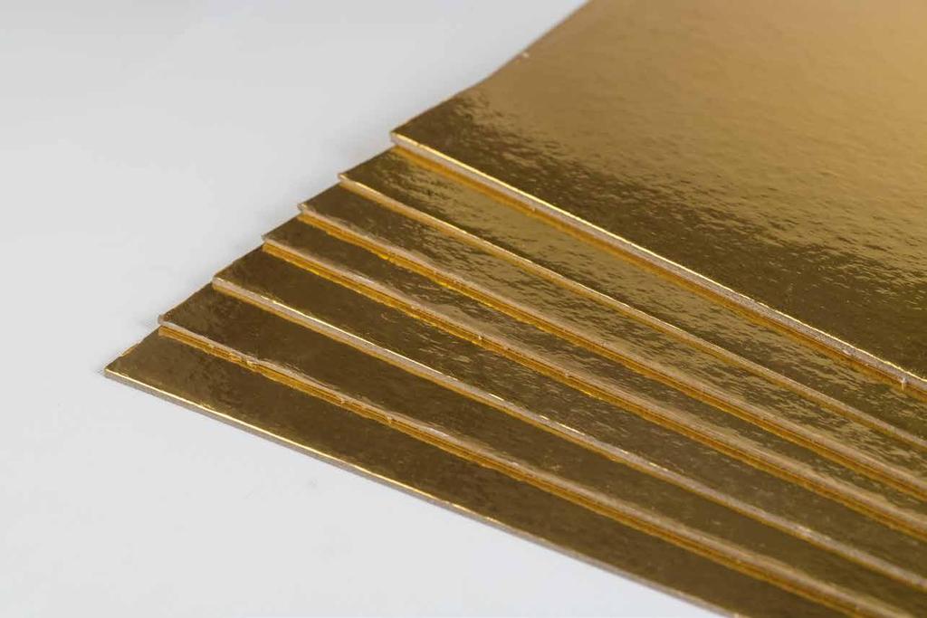 20 Metalize Ebat Karton Metalized Sheet Cardboard Müşterilerimizin gereksinimlerine göre teknik tablodaki ölçülerde Gold, Silver ve Siyah