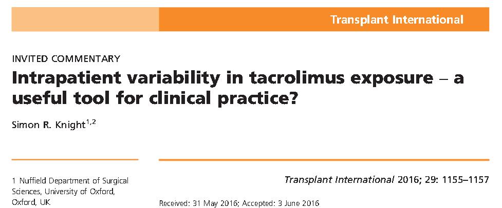 Takrolimus konsantrasyonu etkileyen çok sayıda değişken var Hasta uyumu, ilaç etkileşimleri ve farmakogenetik farklılıklar gibi.