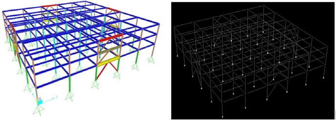 Yapının sayısal modeli SAP2000 de [14] oluşturulmuş, doğrusal olmayan analizler ve performans değerlendirilmesi PERFORM 3D V.5 [15] doğrusal olmayan analiz programı ile yapılmıştır.