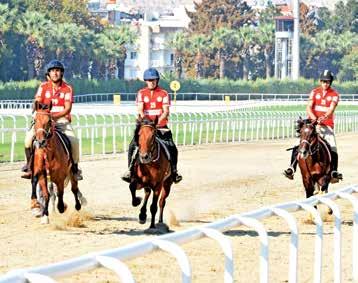 GARY WITHEFORD EGİTİMLERİNE DEVAM EDİYOR Start problemi olan atların eğitilmesi konusunda uzman olan ve bu alandaki başarılı çalışmalarıyla tanınan Gary Witheford un, Adana ve İzmir de bulunan start
