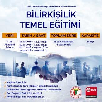 BİLİRKİŞİLİK TEMEL EĞİTİMİ SERTİFİKA PROGRAMI Bilirkişilik Temel Eğitimi Sertifikası 3 Kasım 2016 tarih ve 6754 sayılı Bilirkişilik Kanunu uyarınca dişhekimliği alanında bilirkişilik yapabilmek için