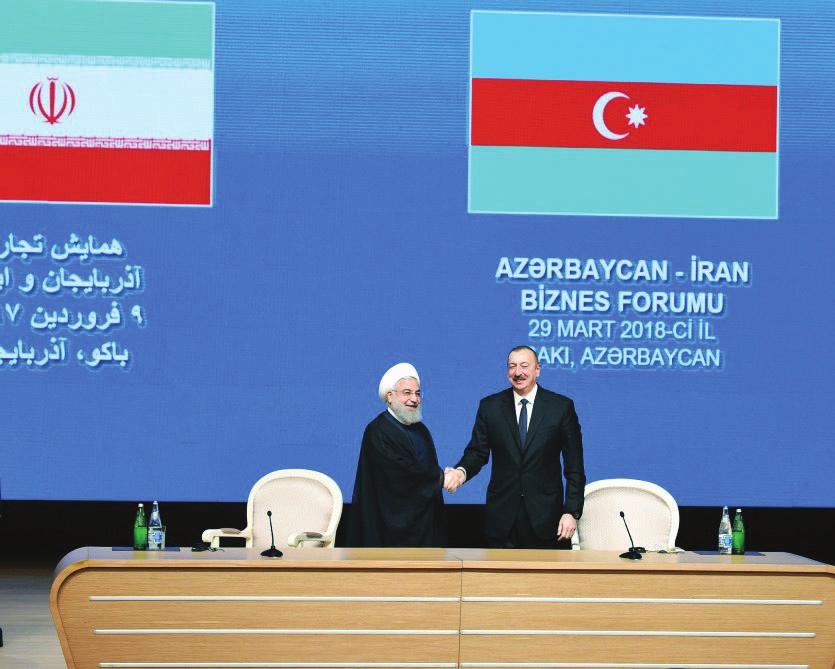 *** Azərbaycan Respublikasının Prezidenti İlham Əliyev İran İslam Respublikasının Prezidenti Həsən Ruhanini yola saldı.