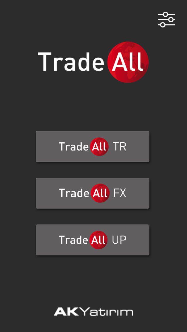1- TradeAll TR Mobil Uygulamasına Giriş TradeAll TR mobil uygulamasına giriş yapmak için cep telefonunuza TradeAll uygulamasını indirerek, açılış ekranında TradeAll TR butonuna tıklayabilirsiniz.