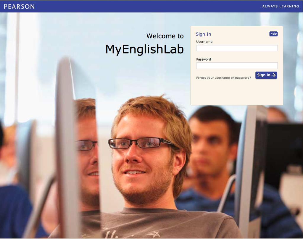 MyEnglishLab: Giriş Bu sayfada kullanıcı adı ve şifrenizi yazarak sisteme giriş yapın. Eğer kullanıcı adı veya şifrenizi hatırlamıyorsanız, Forgot your username or password?
