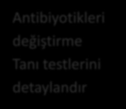 BII Antibiyotiklerin uygunluğunu Antibiyotikleri değiştirme