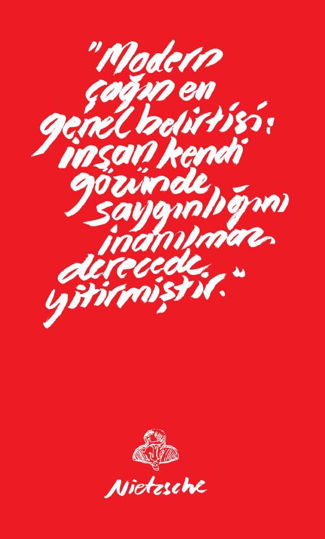 Nietzsche I 40x60 cm, Karışık Teknik, Kaligrafi, 2016