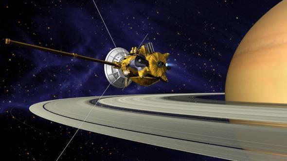 Uzaya 1997 yılında fırlatılan Cassini keşif aracı, NASA'nın Satürn araştırma