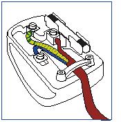 6. Yönetmenlik Bilgileri How to connect a plug The wires in the mains lead are coloured in accordance with the following code: BLUE - NEUTRAL ( N ) BROWN - LIVE ( L ) GREEN&YELLOW - EARTH ( E ) 1.