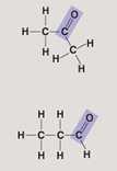 Fonksiyonel gruplar Karbonil grubu (C=O): Çift bağla bir oksijen atomuna bağlanmış bir karbon atomu içerir.