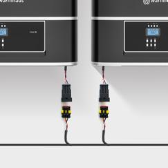 15 x 150 = 2250 kw Güce Kadar Kaskad Kurulum Harici kaskad kontrol paneli ile 15 kazan ve