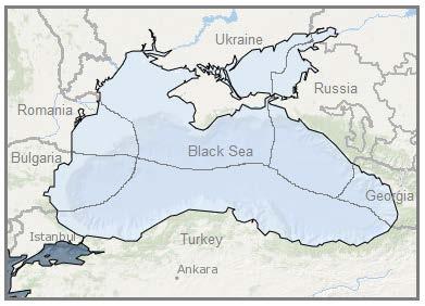 Balık, Turkish Journal of Maritime and Marine Sciences, 3(2): 81-95 north-western continental shelf (up to 190 km wide) is the submarine prolongation of the flat Russian, Scythian and Moesian