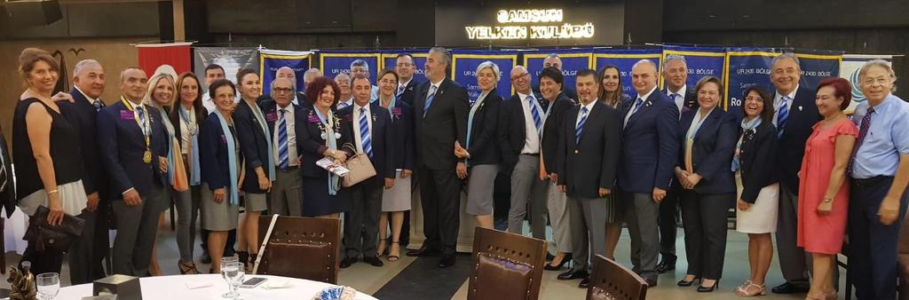 Toplantısı Samsun Karadeniz Rotary Kulübü ev sahipliğinde 25 Temmuz 2018 tarihinde, Samsun Rotary Kulübü, Ordu Rotary Kulübü, Samsun Atakum Rotary Kulübü, Samsun Karadeniz