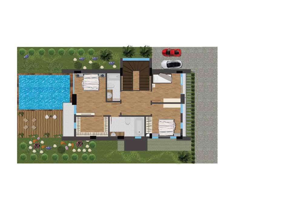 49 m 2 Balkon 4.01 m 2 Yatak Odası (1): 13.70 m 2 Giyinme Odası 5.