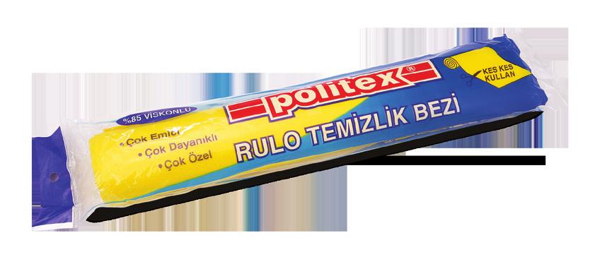 2 cm : 3230g Gross : Sarı - Yellow Cleaning Cloth Roll (Perforated) Tüm yüzeyler için