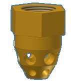IG Nozzle Seçimi Söndürme için kullanılacak gazın oda içerisinde dağılımının sağlanması ve tasarım konsantrasyonuna ulaşılması için nozzle tipi ve