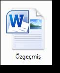 2.Windows 7 de Dosya ve Klasörler Windows işletim sistemlerinde, her dosyanın genellikle 3 ya da 4 harften oluşan bir uzantısı bulunmaktadır.