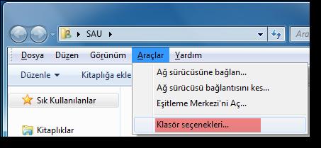 Görüldüğü gibi klasörde, resimleri slayt gösterisi olarak izleyebilmeyi veya yazdırabilmeyi sağlayan araçlar bulunmaktadır. Bu araçlar özelleştirilmesi istenen klasör türüne göre değişmektedir. 2.3.7.