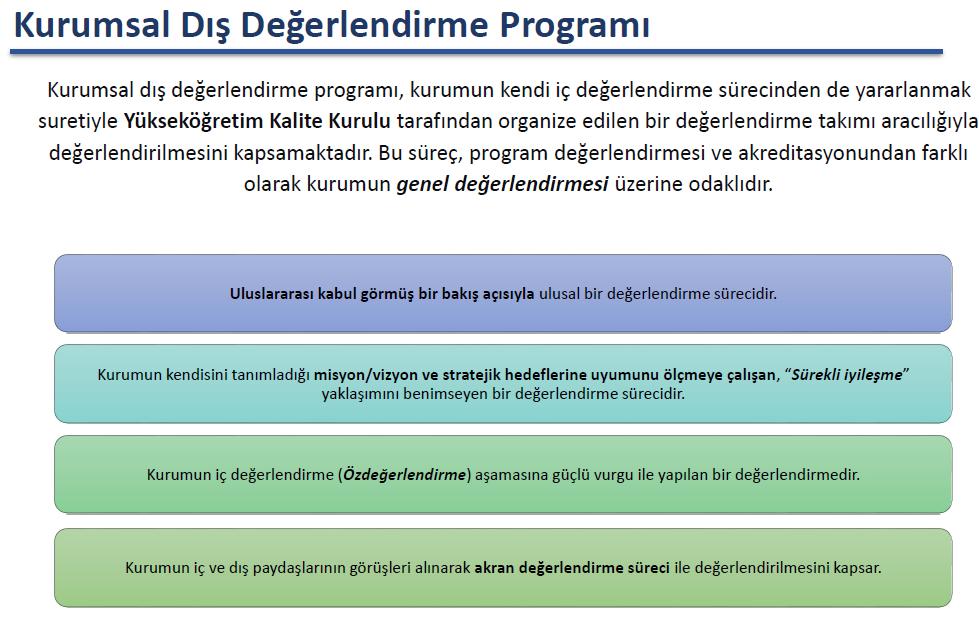 Dış Değerlendirme