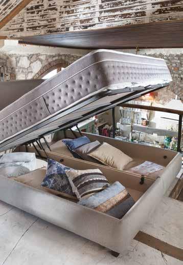 LINCON Sade görünümü ile yatak odanıza yalın bir şıklık sunan Lincon baza, yüksek ayaklı tasarımı ile temizlikte kolaylık sağlayacak.
