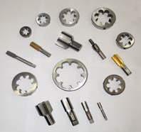 completely carbide or steel body-tip brazed tools.