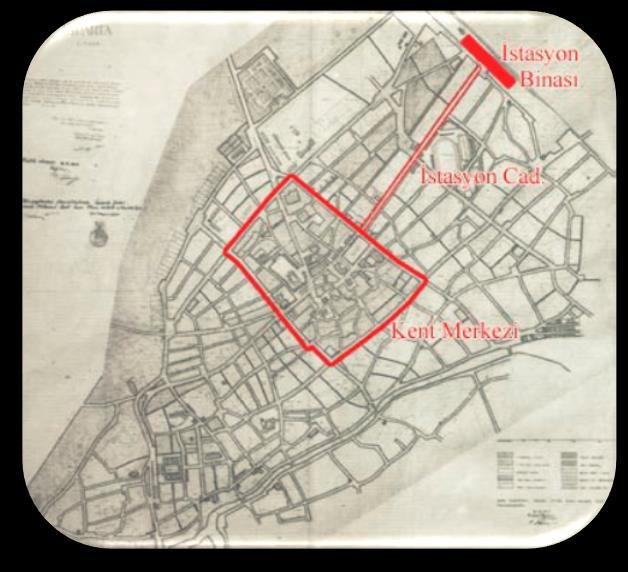 Şekil 47. 1938-1943 yılında yapılan imar planı olduğu düşünülen harita Şekil 48.