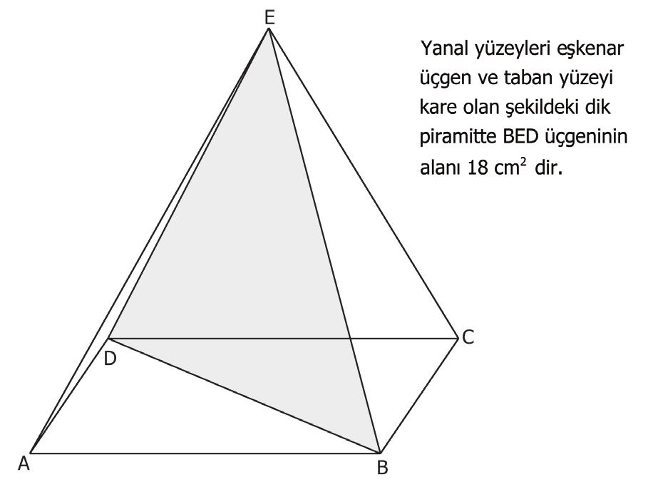 7) S = 405 olduğuna göre, aşağıdakilerden 9) hangisinin sonucu tam sayıdır?