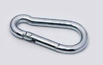 10 KARABİNA (YAYLI) SNAP HOOK 52 ÜRÜN KOD KOLİ 4 mm 471 50 adet 30 x 50 5 mm 472 50 adet 20 x 50