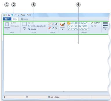 PAINT İ KULLANMA Paint, boş bir çizim alanında ya da varolan resimlerde çizimler oluşturmak için kullanabileceğiniz bir Windows işletim sistemi özelliğidir.