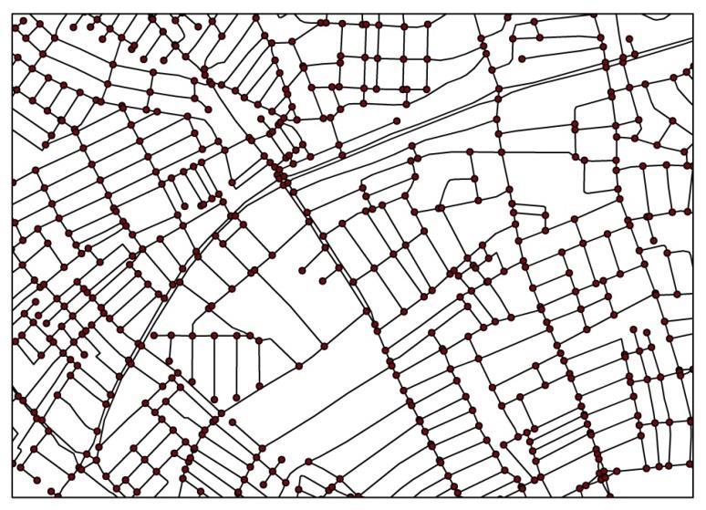 364 İsmail Ölmez & Reşat Geçen Ağ düğümleri, ağ veri modelinde çizgisel olarak ifade edilen nesnelerin birleşim noktalarına karşılık gelmektedir.