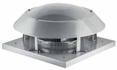 ÇATI FANLARI BRF YATAY ATIŞLI RADYAL ÇATI FANI Kapalı mekânların hava kalitesini arttırmak amacıyla, BRF çatı fanları dıştan rotorlu motor ile düşük ses seviyesinde çalışırlar.
