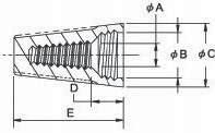 8 x 6,35 6,35 7,7 2,8,5,7 0.38 0.320 GFE 5638,00 6,00 mm² 0,8 x 6,35 6,35 7,7 2,8 3,0 6,2 0.6 0.