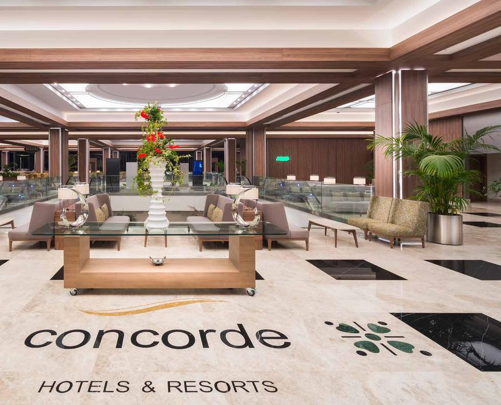 MÜKEMMEL UYUMUN EŞSİZ TATİL DENEYİMİ Kapılarını 2018 yılında açan ve her detayının özenle tasarlandığı Concorde Luxury Resort ün büyülü dünyasına adımınızı attığınız ilk andan itibaren kendinizi özel
