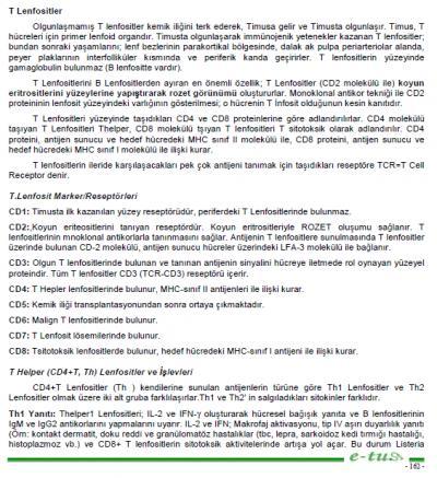 76.Aşağıdaki hücrelerden hangisi, sınıf I MHC yüzey proteinlerine bağlanarak immün yanıta neden olur?