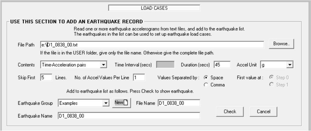 Deprem Etkisinin Tanımlanması Deprem Kayıtları