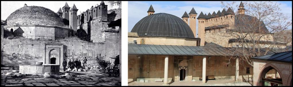 Şekil 6. Seyit Battal Gazi Külliyesi nin 1913-2018 yıllarına avludan fırının görünüşü 11 3.